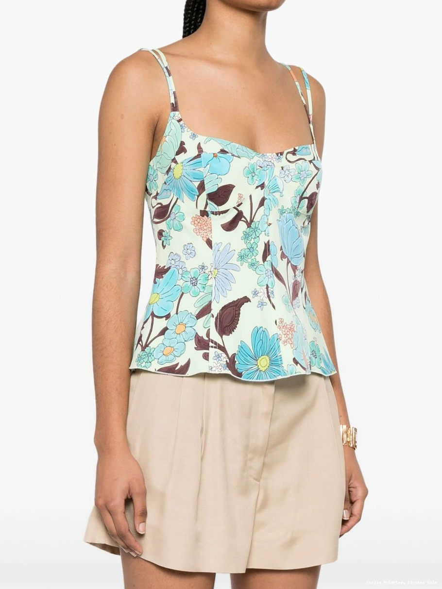Affordable floral-print McCartney top cropped Stella Women 0724
